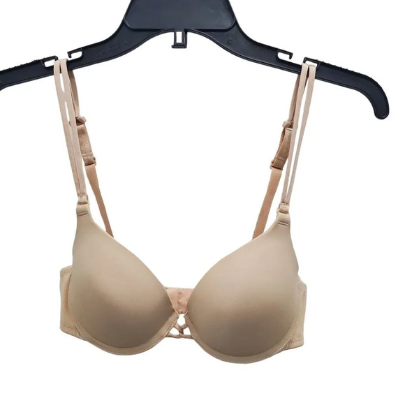 Wacoal Women's 65842 Nude Lightly Padded Cup Underwire Demi Bra Size 34B - Picture 1 of 3